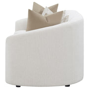 Rainn Boucle Upholstered Sloped Arm Sofa Latte - 509171