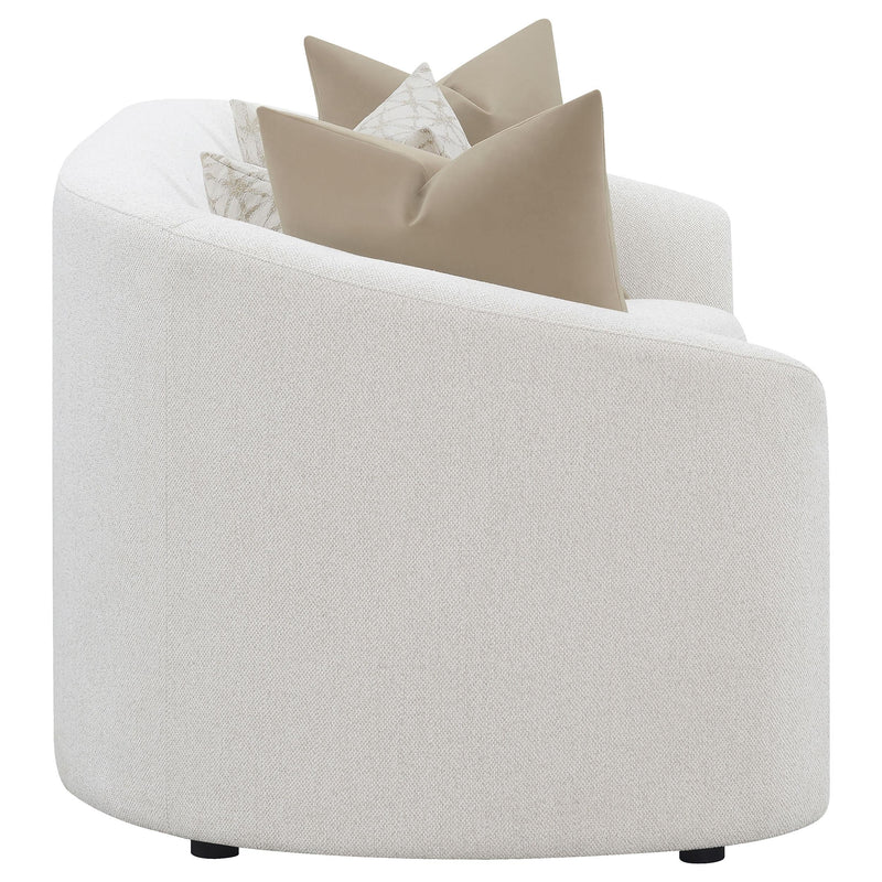 Rainn Boucle Upholstered Sloped Arm Sofa Latte - 509171
