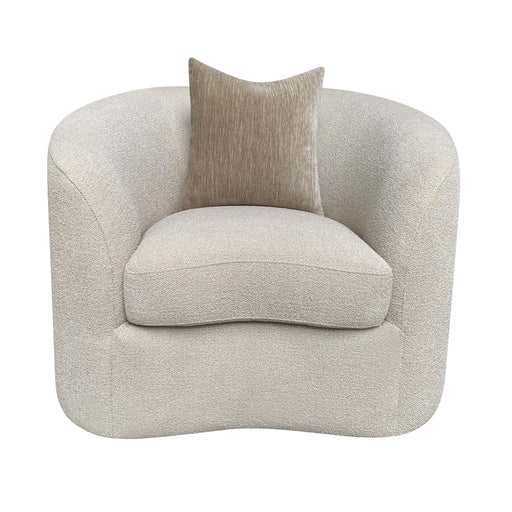 Rainn Transitional Chenille Wraparound Accent Chair Camel - 511393