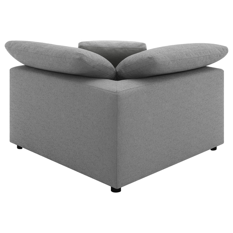 Raleigh 5-piece Boucle Upholstered Modular Sectional Grey - 551754-SETB