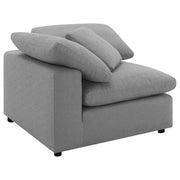 Raleigh 5-piece Boucle Upholstered Modular Sectional Grey - 551754-SETB