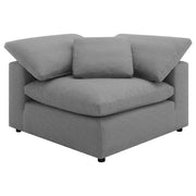 Raleigh 5-piece Boucle Upholstered Modular Sectional Grey - 551754-SETB