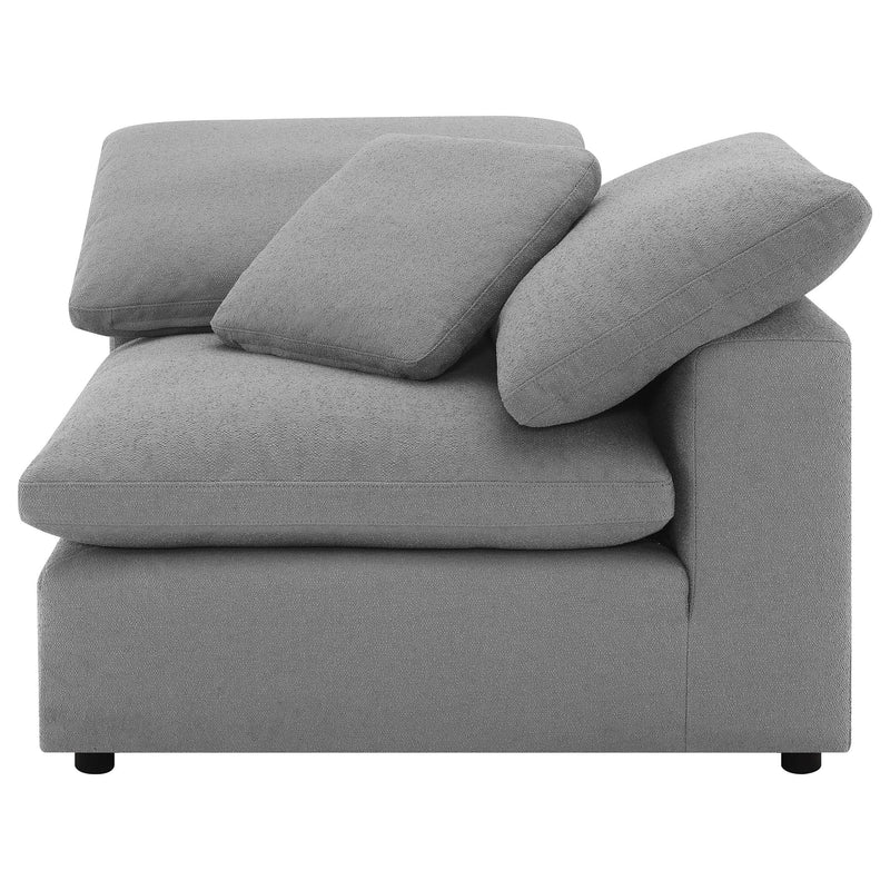 Raleigh 5-piece Boucle Upholstered Modular Sectional Grey - 551754-SETB
