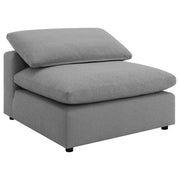 Raleigh 6-piece Boucle Upholstered Modular Sectional Grey - 551754-SETA