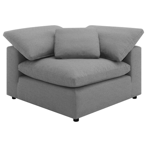 Raleigh Boucle Upholstered Corner Chair Grey - 551755
