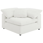 Raleigh Boucle Upholstered Corner Chair Ivory - 551752