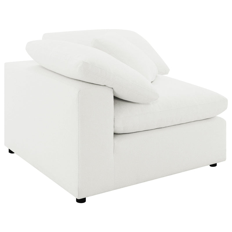 Raleigh Boucle Upholstered Corner Chair Ivory - 551752
