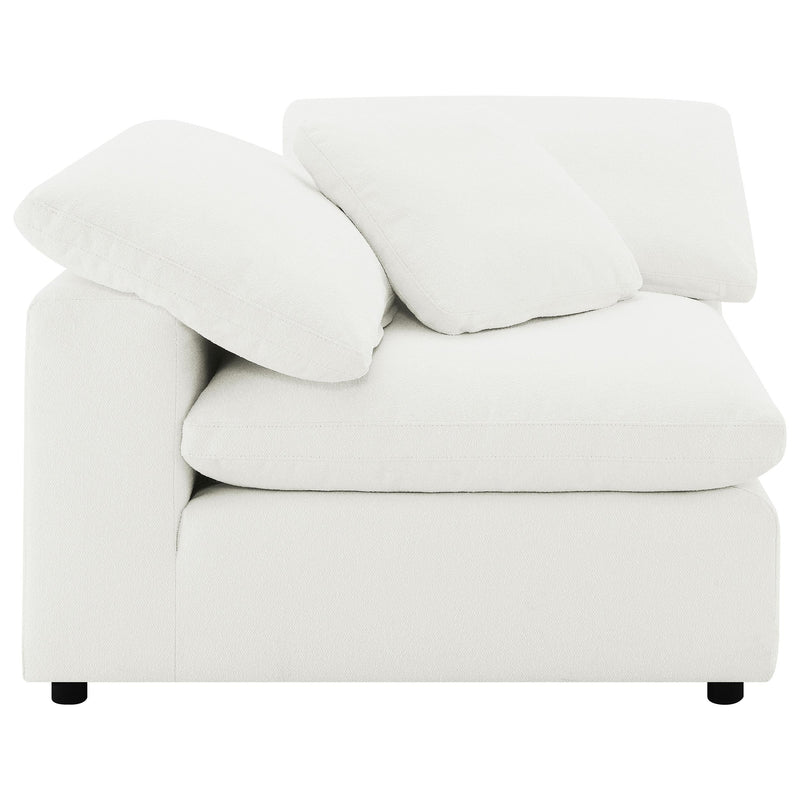 Raleigh Boucle Upholstered Corner Chair Ivory - 551752