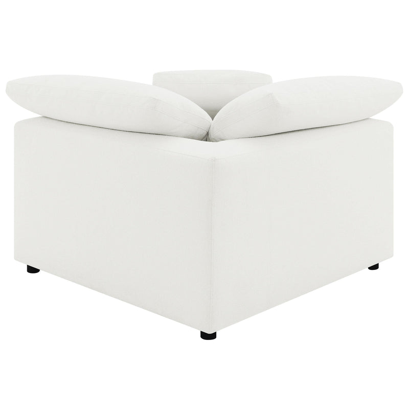 Raleigh Boucle Upholstered Corner Chair Ivory - 551752