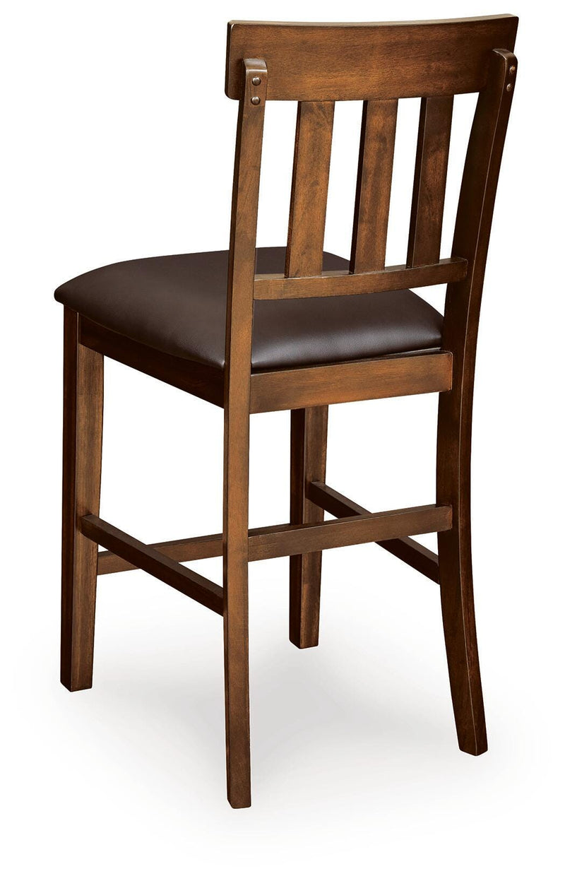 Ralene Counter Hight Dining Table and 6 Barstools - D594D13