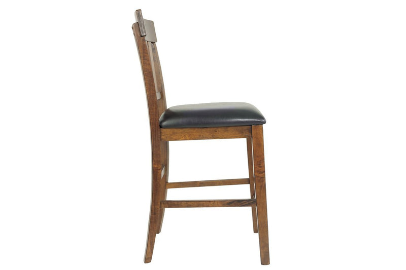 Ralene Medium Brown Counter Height Bar Stool (Set of 2) - Lara FurnitureBarstool