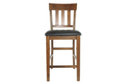 Ralene Medium Brown Counter Height Bar Stool (Set of 2) - Lara FurnitureBarstool