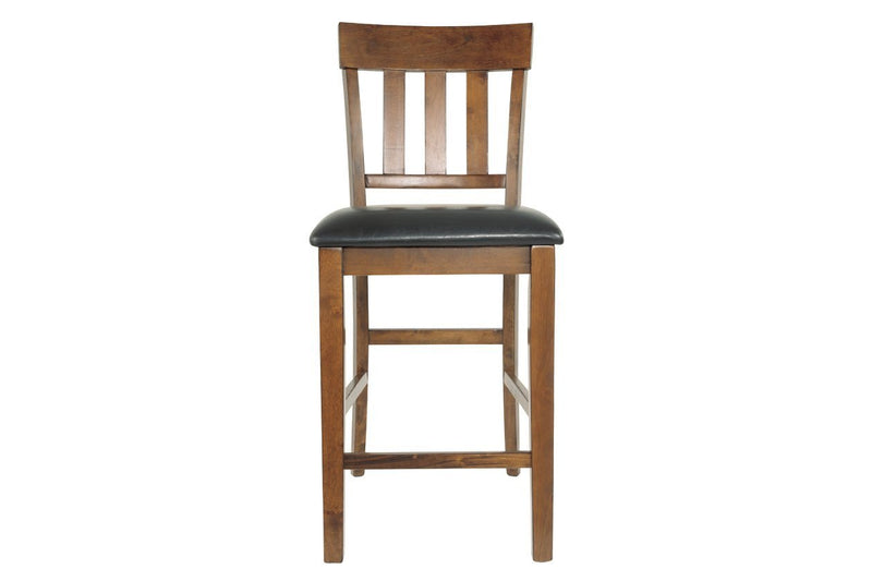 Ralene Medium Brown Counter Height Bar Stool (Set of 2) - Lara FurnitureBarstool