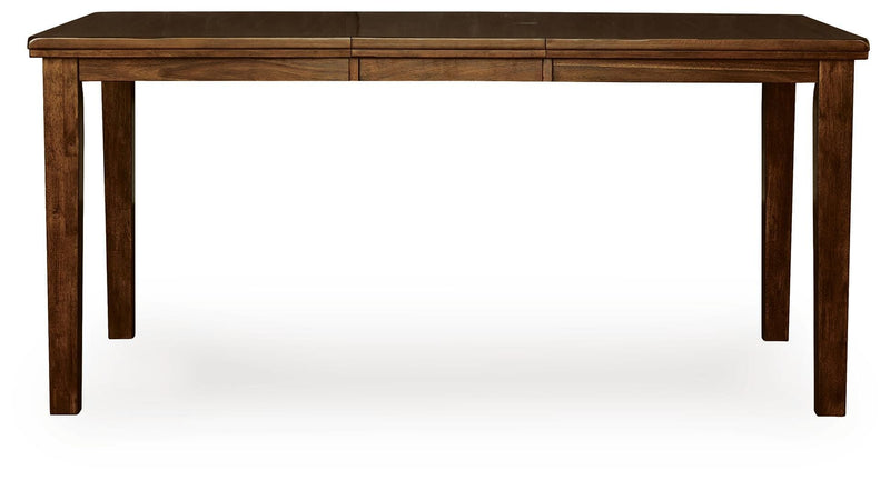 Ralene Medium Brown Counter Height Dining Extension Table - D594-32