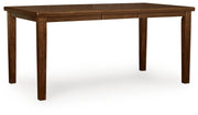 Ralene Medium Brown Counter Height Dining Extension Table - D594-32