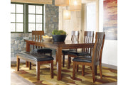 Ralene Medium Brown Dining Bench - Lara FurnitureAccent Bench