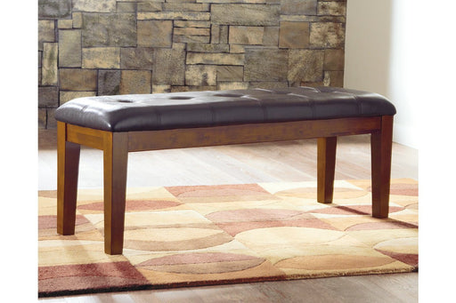 Ralene Medium Brown Dining Bench - Gate FurnitureAccent Bench