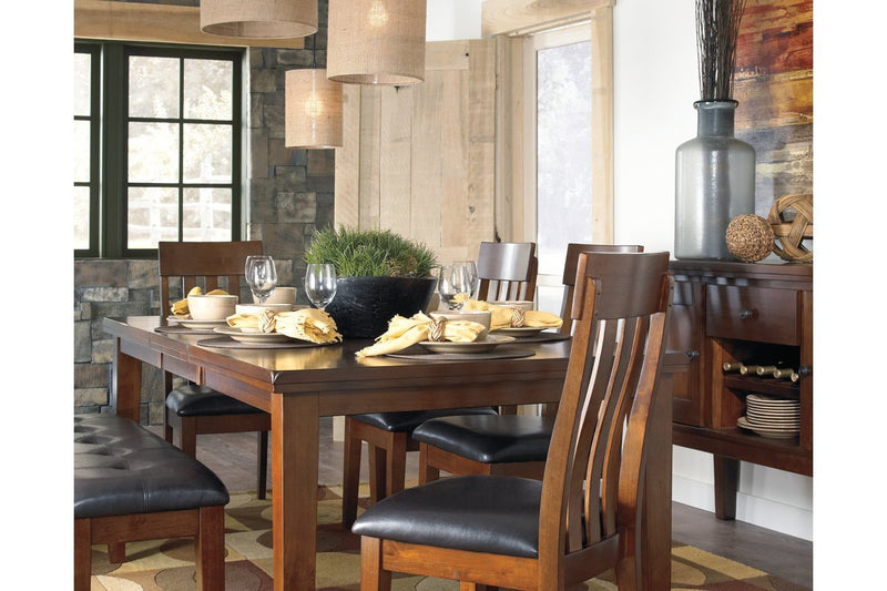Ralene Medium Brown Dining Extension Table - Lara FurnitureDining Table