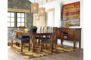 Ralene Medium Brown Dining Extension Table - Lara FurnitureDining Table
