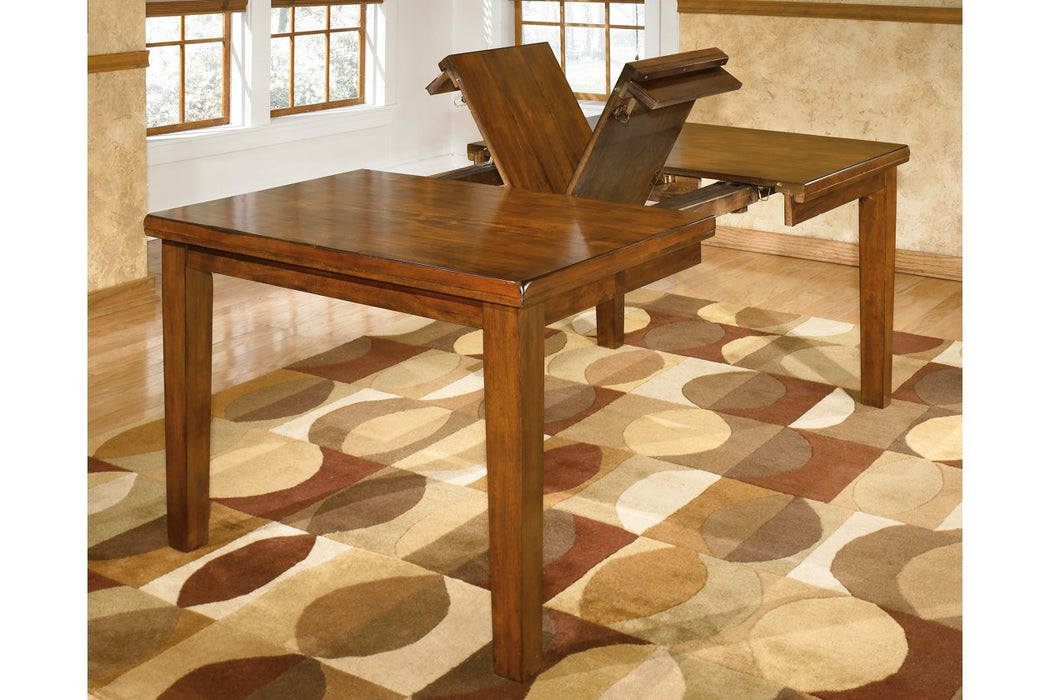 Ralene Medium Brown Dining Extension Table - Gate FurnitureDining Table