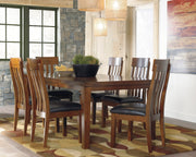 Ralene Medium Brown Extendable Dining Set - Lara FurnitureDining Room Set