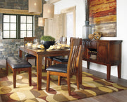 Ralene Medium Brown Extendable Dining Set - Lara FurnitureDining Room Set