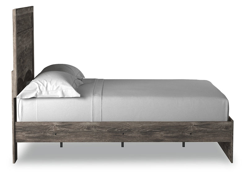 Ralinksi Full Panel Bed with 2 Nightstands in Gray from Ashley - Lara Furniture