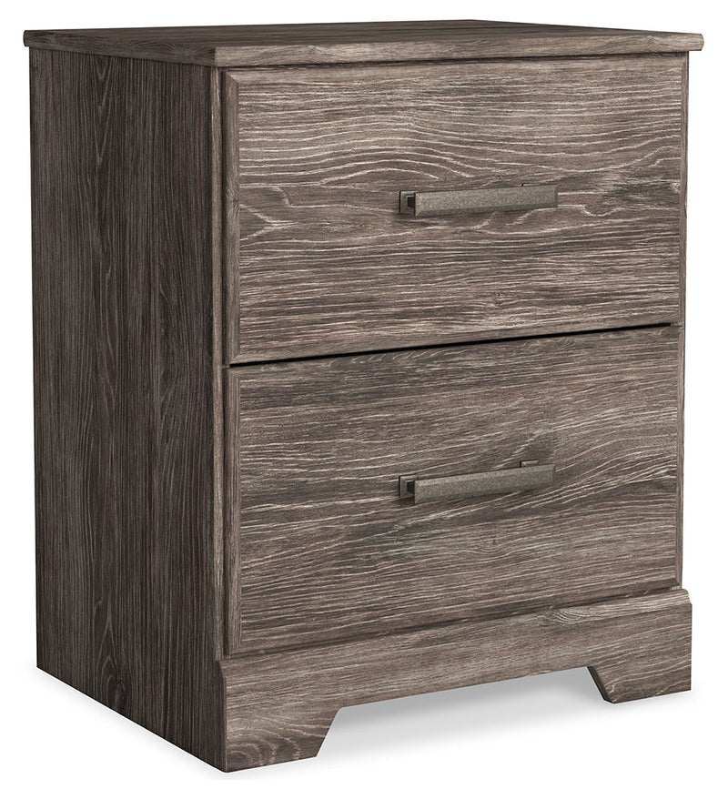 Ralinksi Full Panel Bed with 2 Nightstands in Gray from Ashley - Lara Furniture