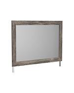 Ralinksi Gray Bedroom Mirror - Lara FurnitureMirror