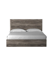 Ralinksi Gray King Panel Bed - Gate FurnitureKing Bed