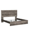 Ralinksi Gray King Panel Bed - Gate FurnitureKing Bed