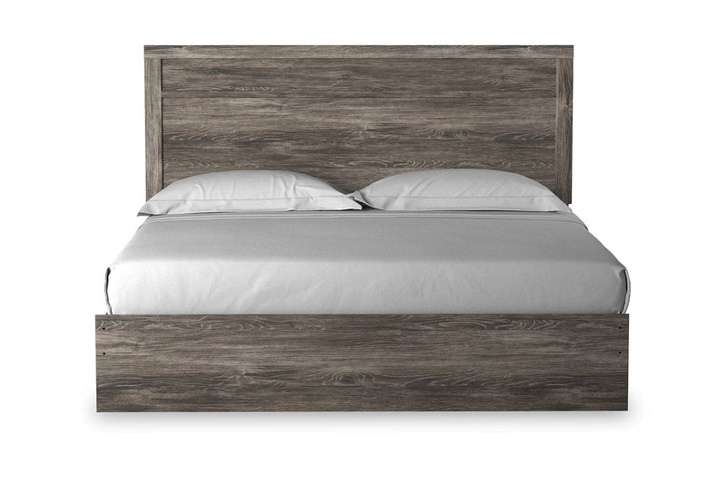 Ralinksi Gray King Panel Bed - Lara FurnitureKing Bed
