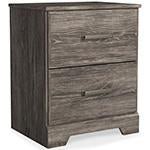 Ralinksi Gray Nightstand - Lara FurnitureNightstand