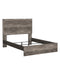 Ralinksi Gray Queen Panel Bed - Gate FurnitureQueen Bed
