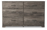 Ralinksi King Panel Bed with Dresser and 2 Nightstands in Gray from Ashley - Lara Furniture