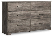 Ralinksi King Panel Bed with Dresser and 2 Nightstands in Gray from Ashley - Lara Furniture