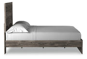 Ralinksi Queen Panel Bed with 2 Nightstands in Gray from Ashley - Lara Furniture