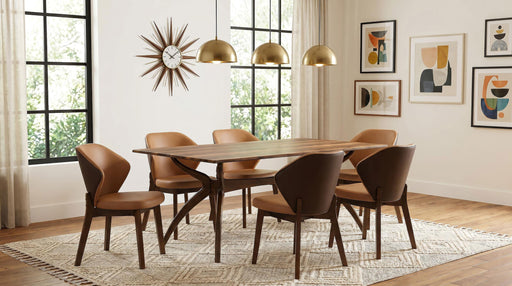 Randolph 7-piece Smart Top Rectangular Dining Set Sheesham and Brown - 192520-S7