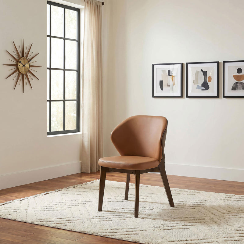 Randolph Dining Side Chair Butterscotch and Brown (Set of 2) - 192522