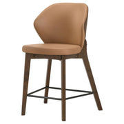 Randolph Upholstered Counter Height Chair Butterscotch and Brown (Set of 2) - 192529
