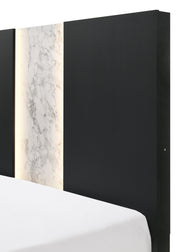 Rangley Black LED Panel Bedroom Set - Lara FurnitureBedroom Set