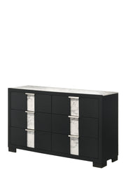 Rangley Black LED Panel Bedroom Set - Lara FurnitureBedroom Set