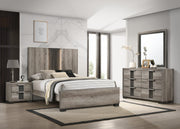 Rangley Brown LED Panel Bedroom Set - Lara FurnitureBedroom Set