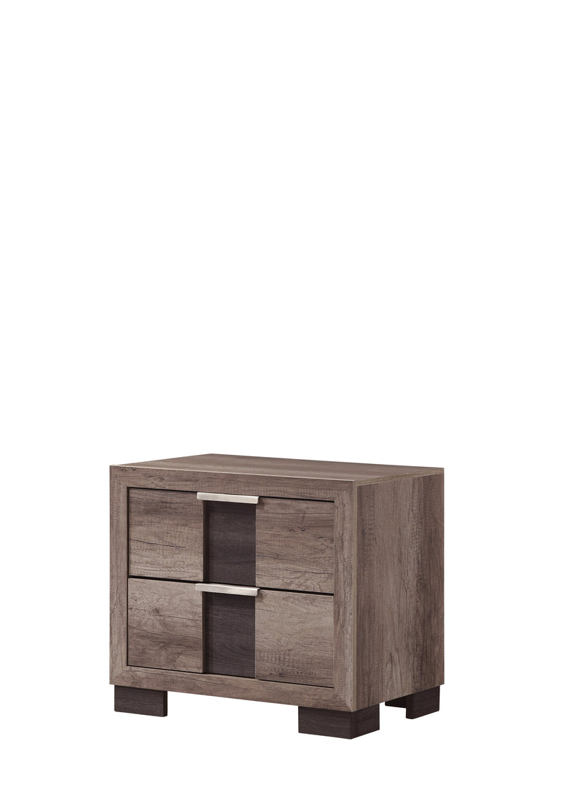 Rangley Brown LED Panel Bedroom Set - Lara FurnitureBedroom Set
