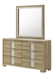 Rangley Driftwood LED Panel Bedroom Set - Lara FurnitureBedroom Set