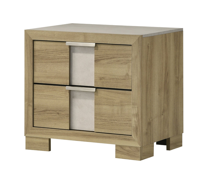 Rangley Driftwood LED Panel Bedroom Set - Lara FurnitureBedroom Set