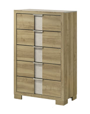 Rangley Driftwood LED Panel Bedroom Set - Lara FurnitureBedroom Set
