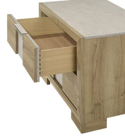 Rangley Driftwood LED Panel Bedroom Set - Lara FurnitureBedroom Set