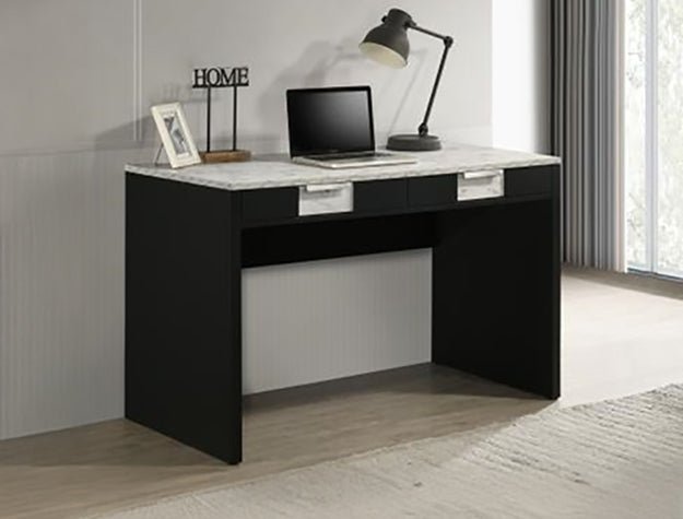 Rangley Writing Desk - Black - Lara FurnitureOffice Desk