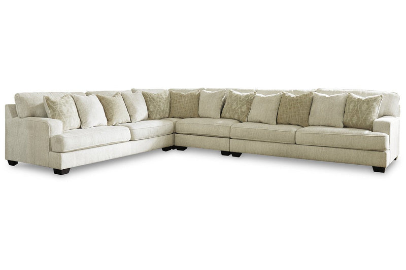 Rawcliffe Parchment 4 - Piece Sectional - Lara FurnitureSectional